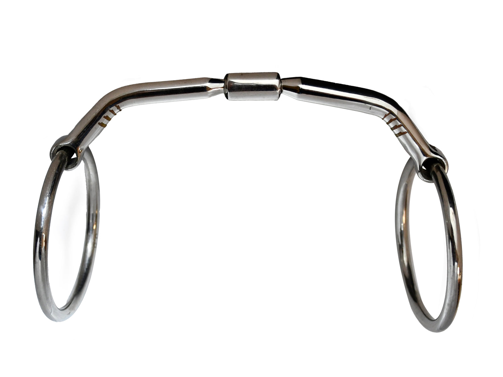 O-Ring Snaffle Bit mit Kupfereinlage und Rolle
