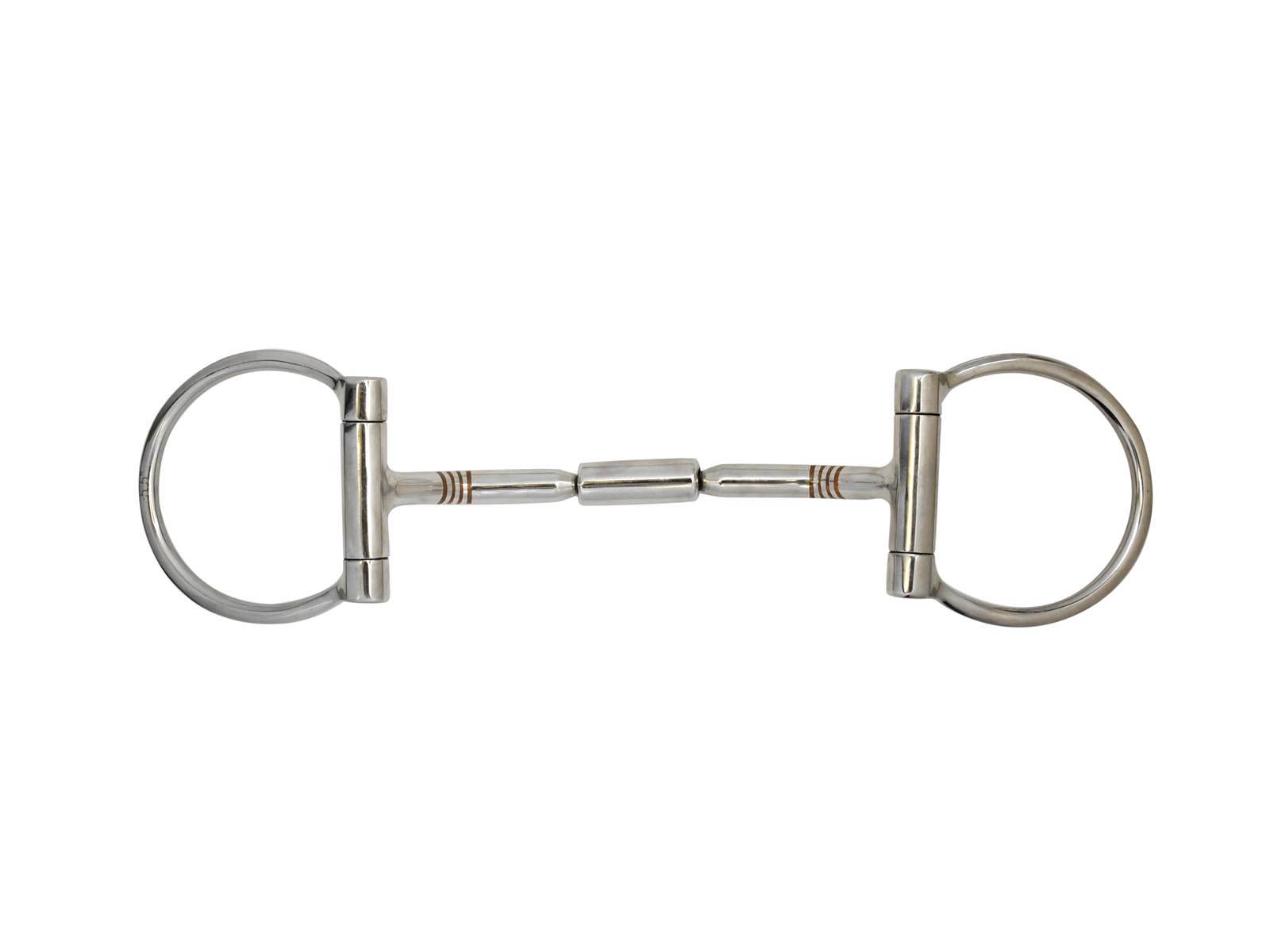 D-Ring Snaffle Bit mit Rolle und Kupfereinlage