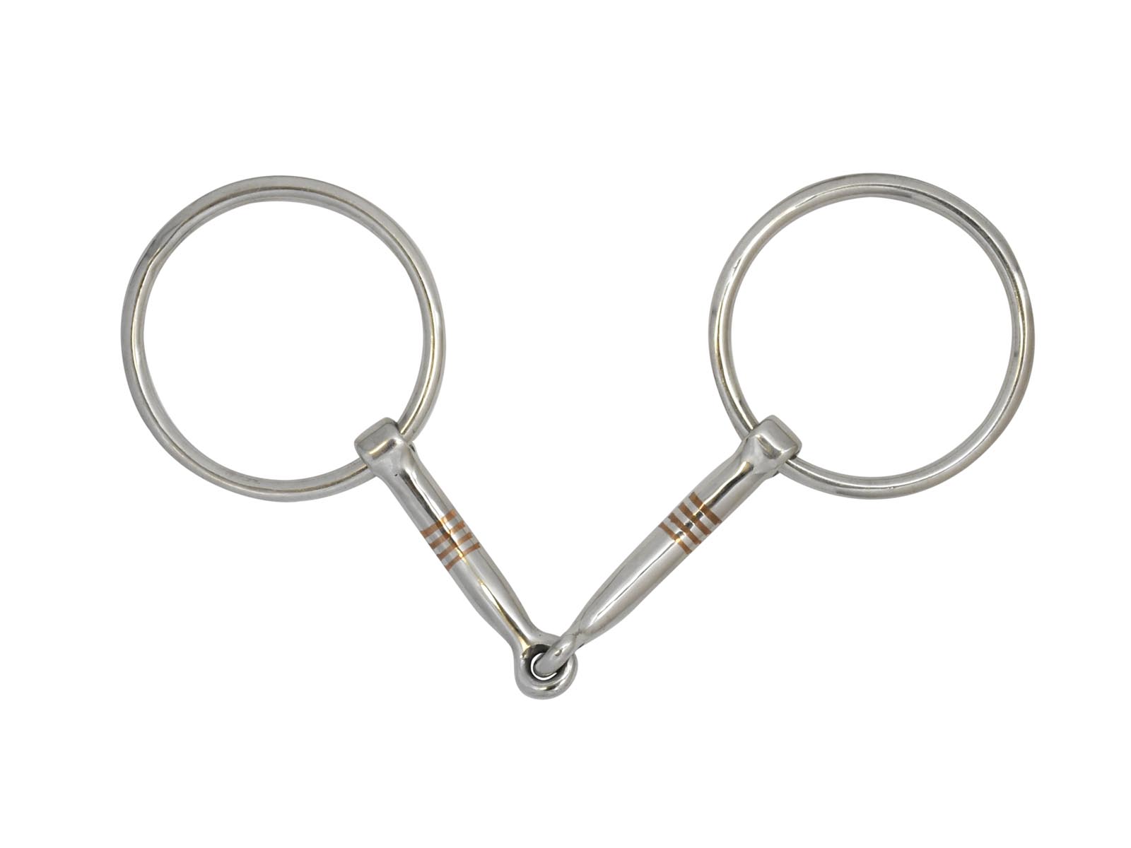 O-Ring Snaffle Bit mit Kupfereinlage