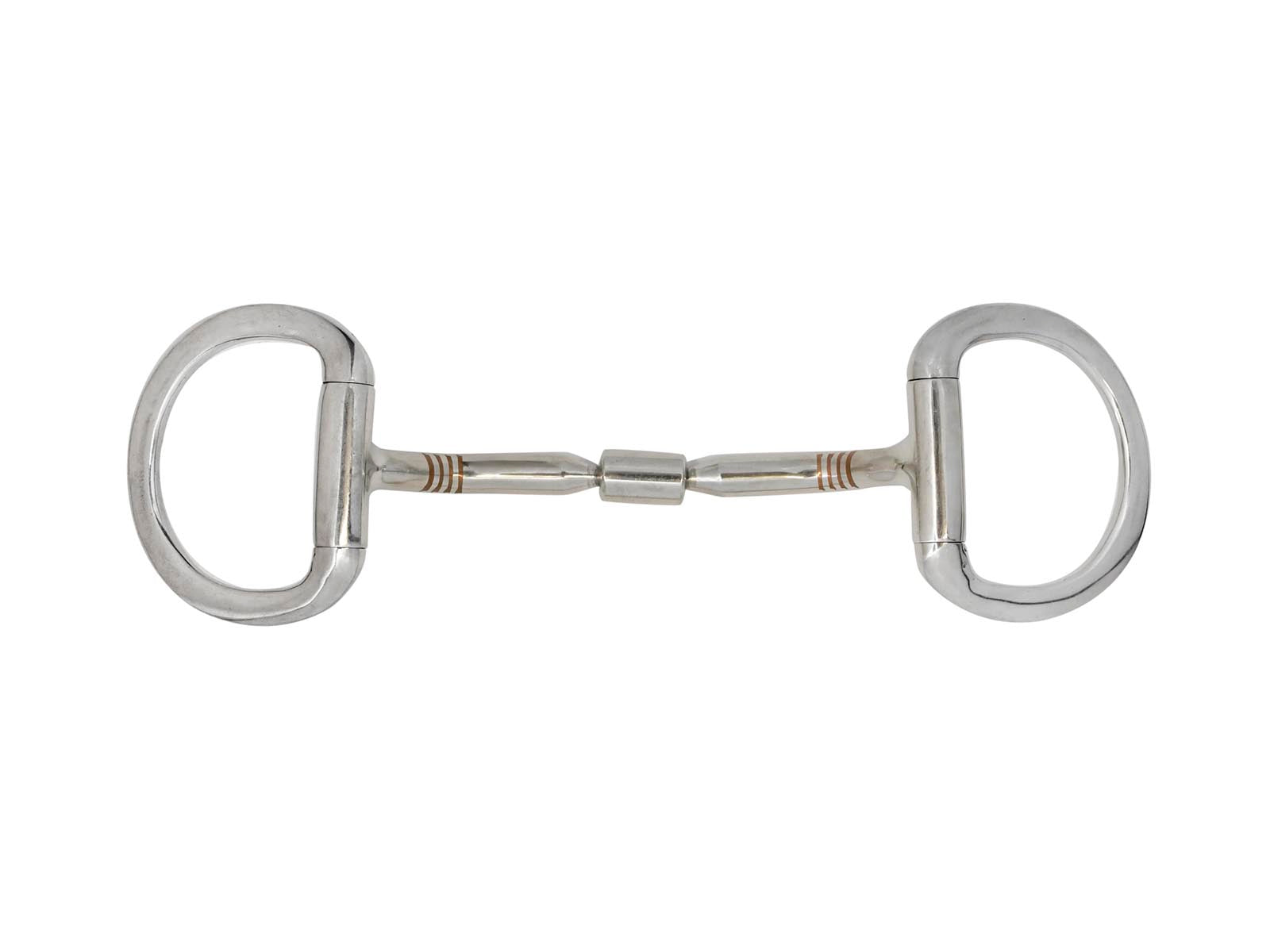 D-Ring Snaffle Bit mit Rolle und ovalen Ringen