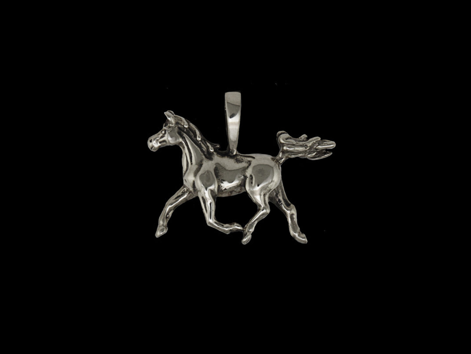 Anhänger Pferd vollplastisch