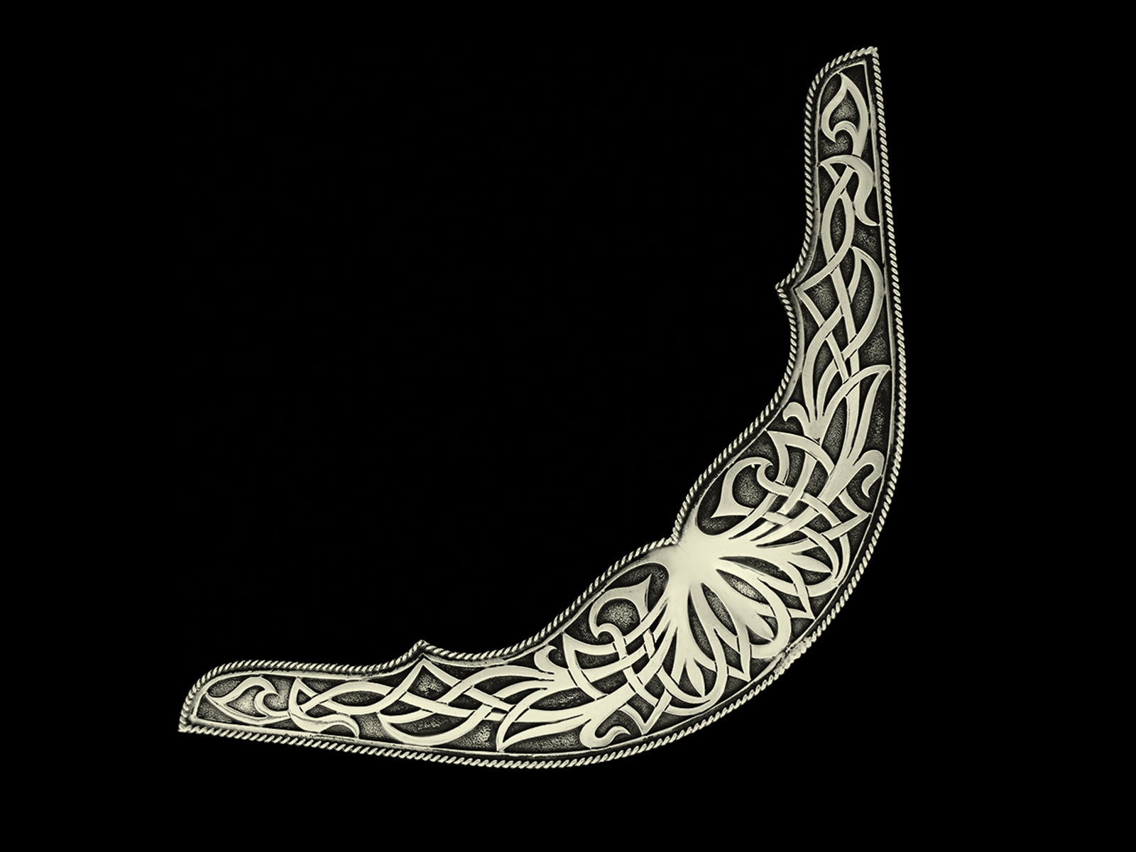 Eckplatte Ornament B21