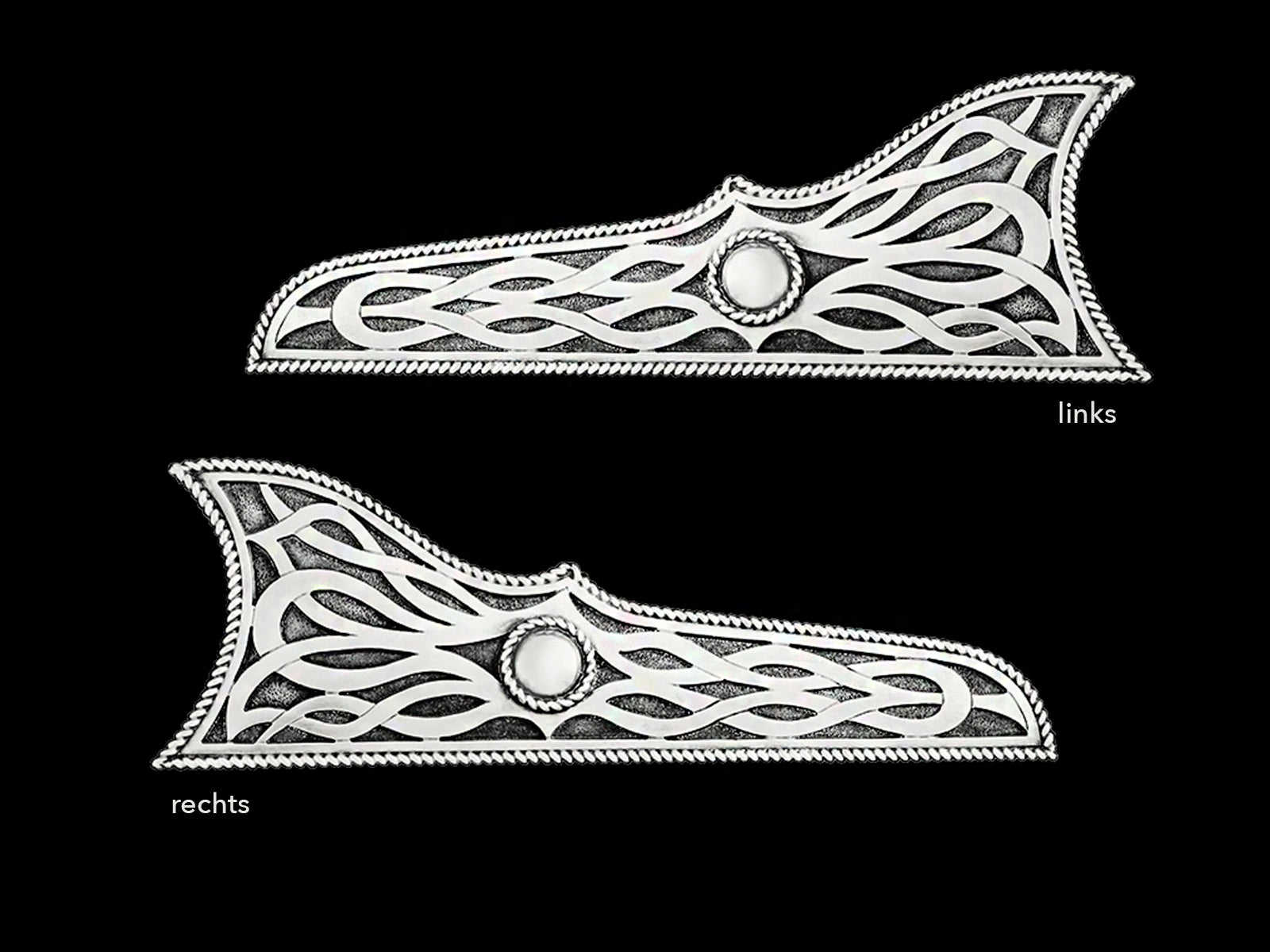 Eckplatte Ornament B30