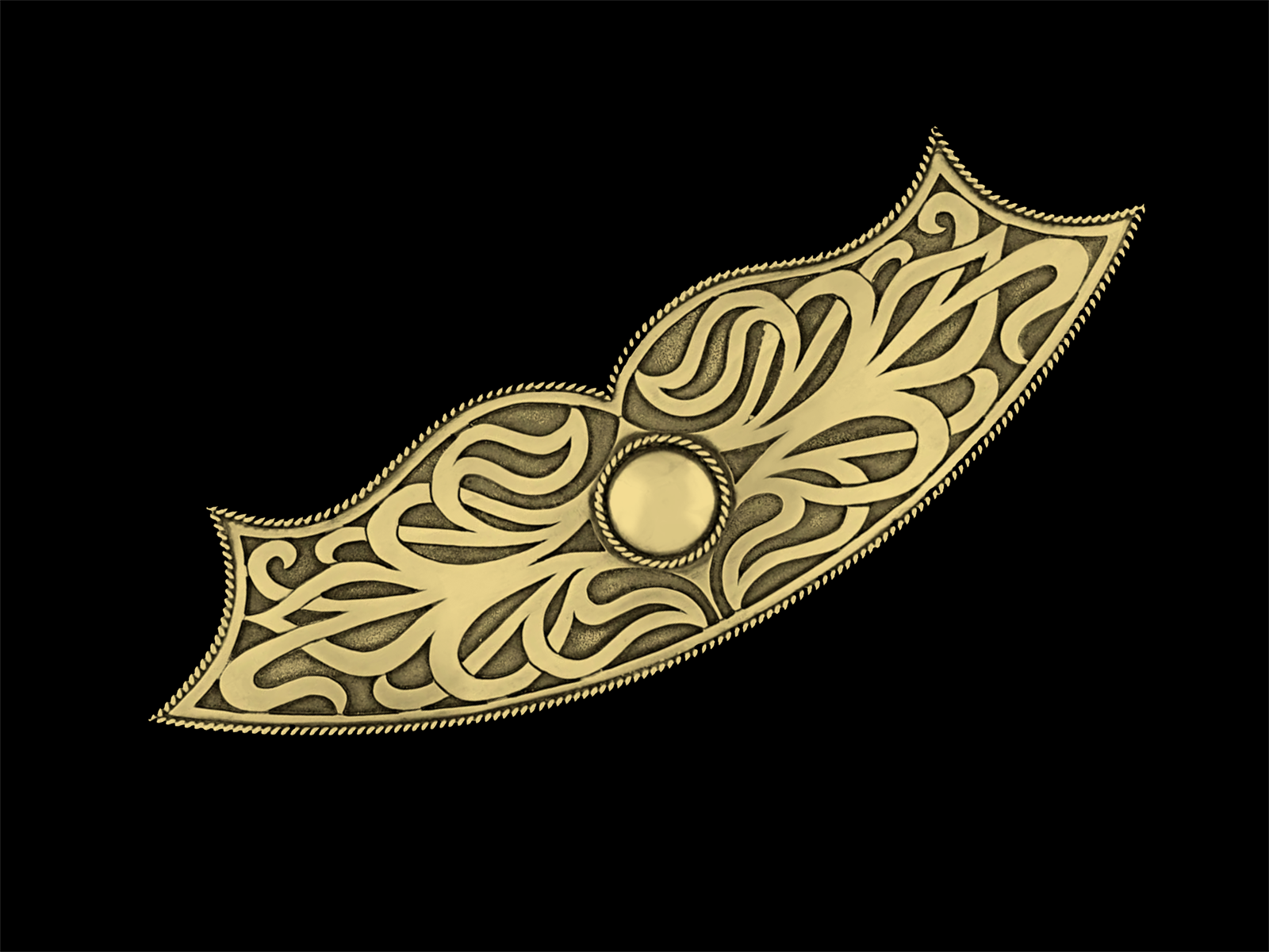 Eckplatte Ornament B32