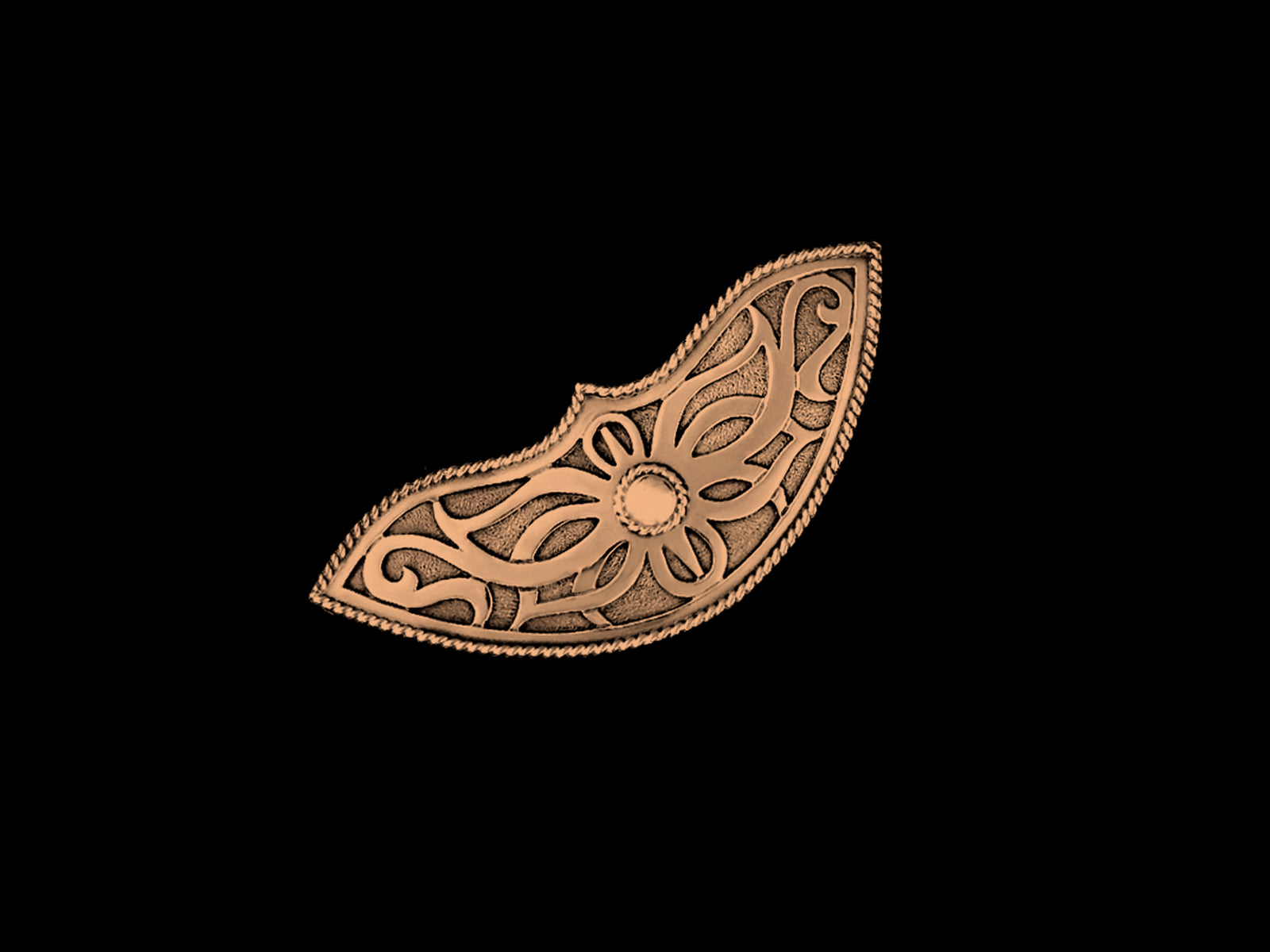 Eckplatte Ornament B9