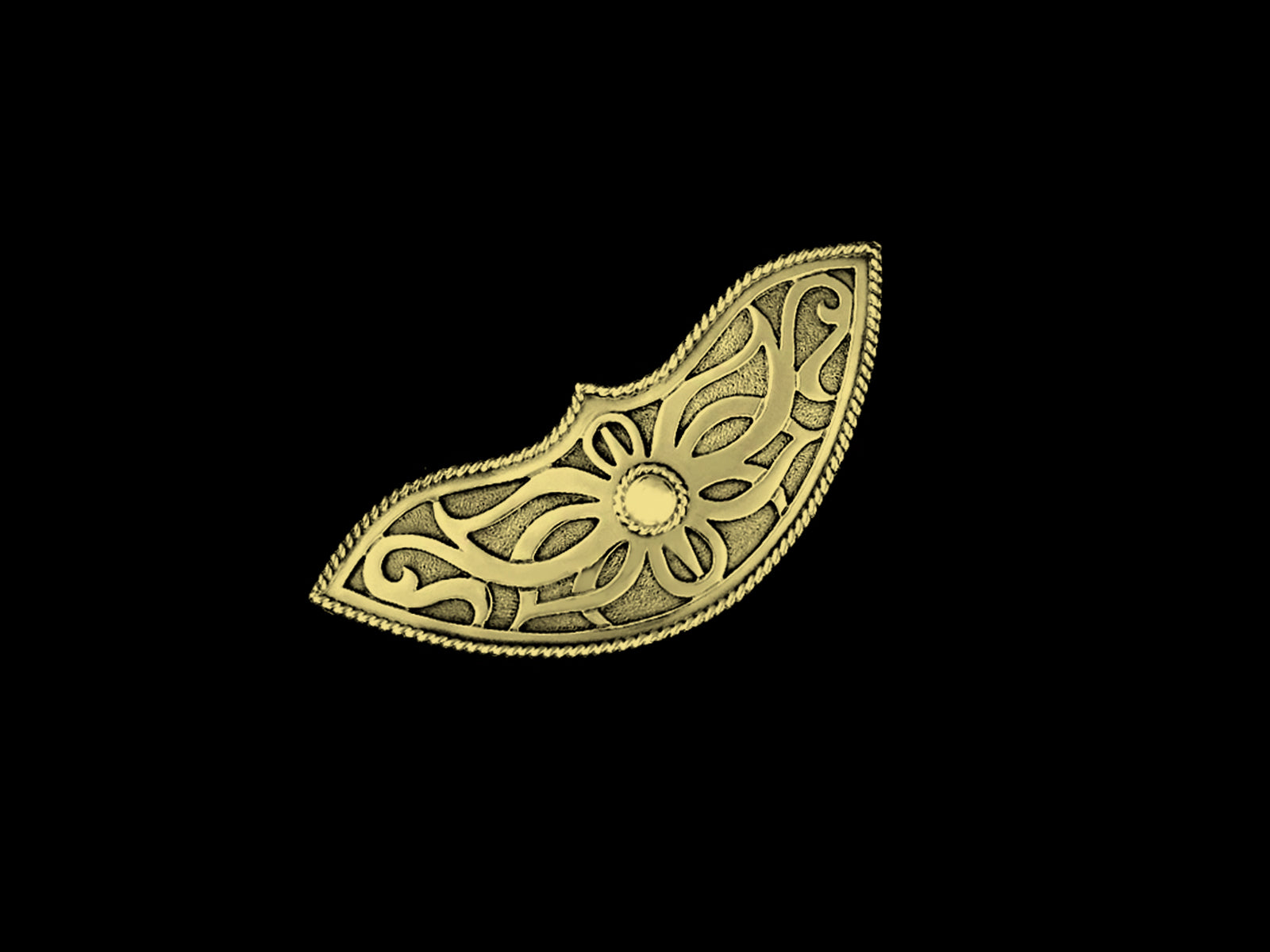 Eckplatte Ornament B9