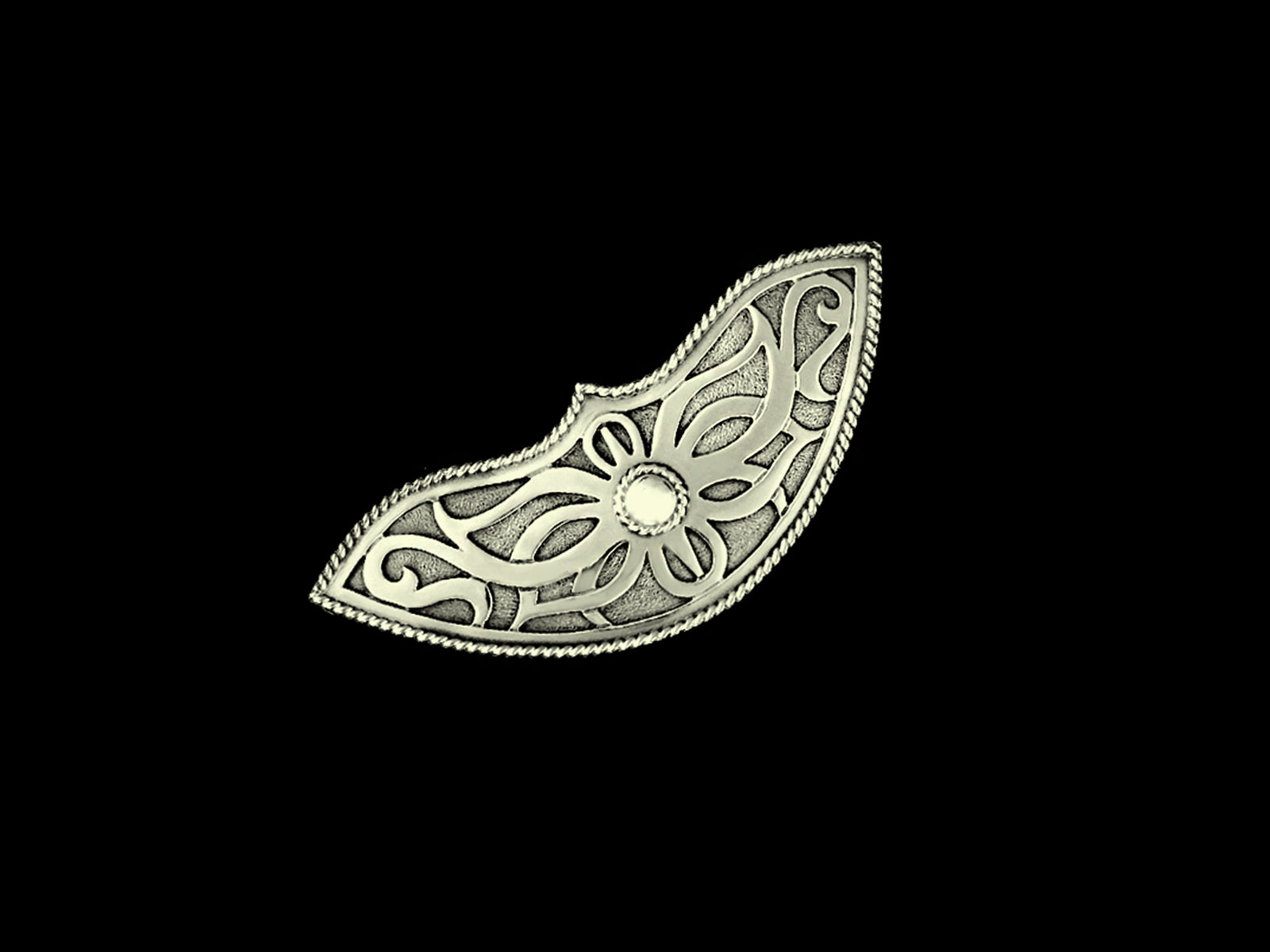 Eckplatte Ornament B9