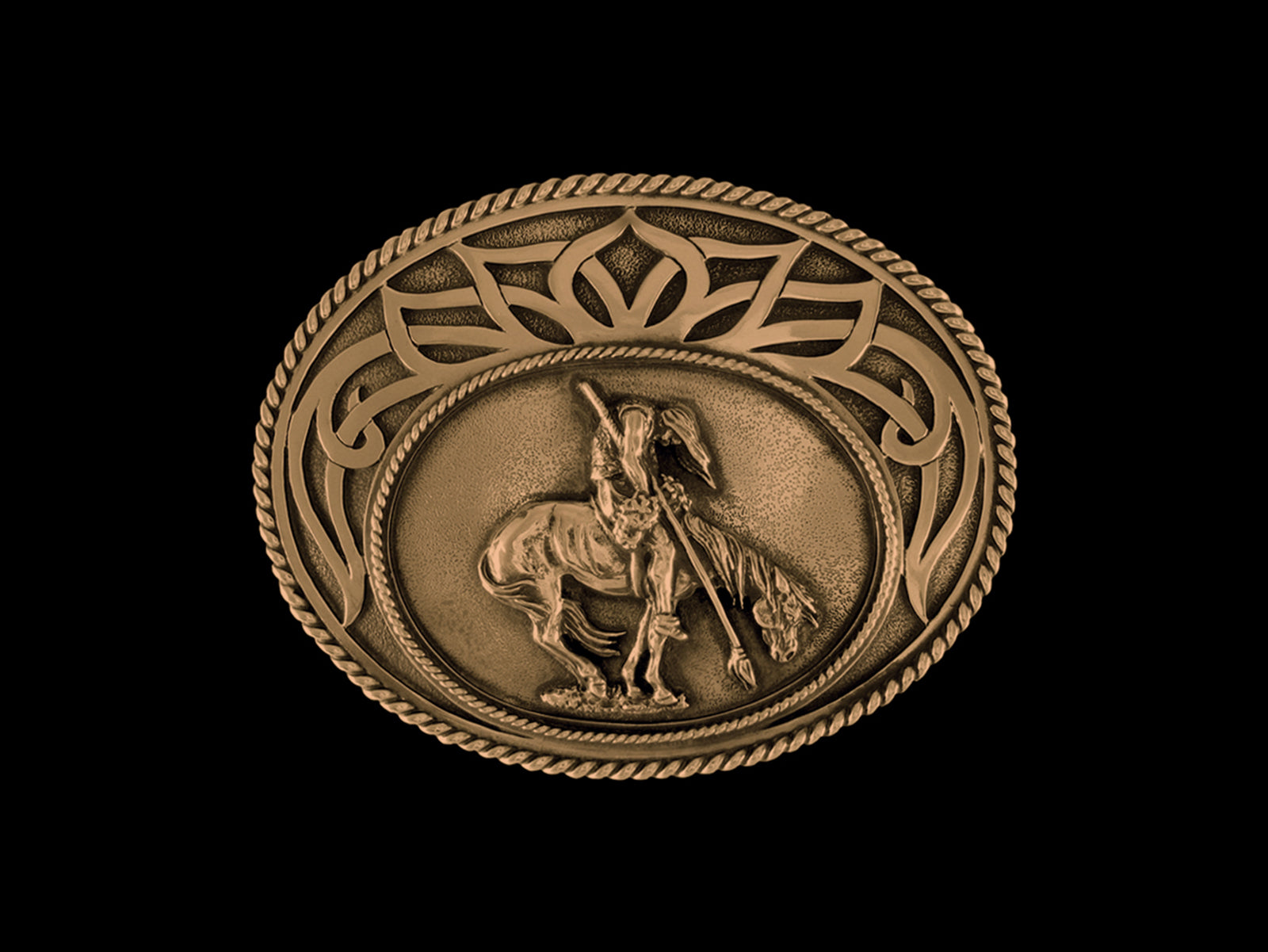 Buckle Ornament S1B "End of Trail"