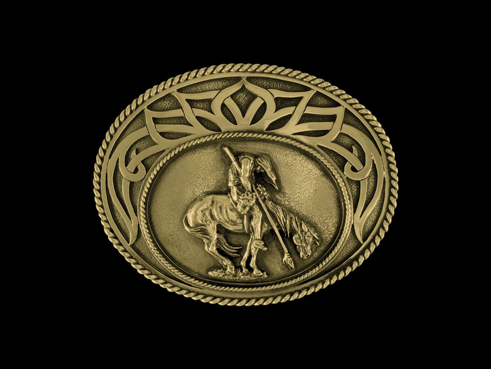 Buckle Ornament S1B "End of Trail"