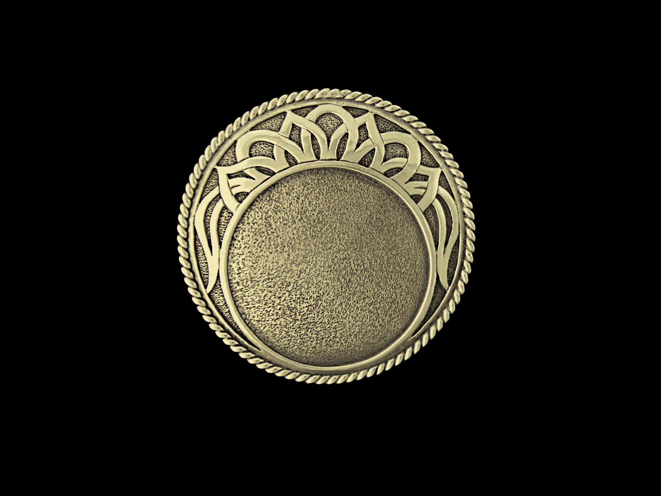 Buckle Ornament mit Gestaltungsfeld