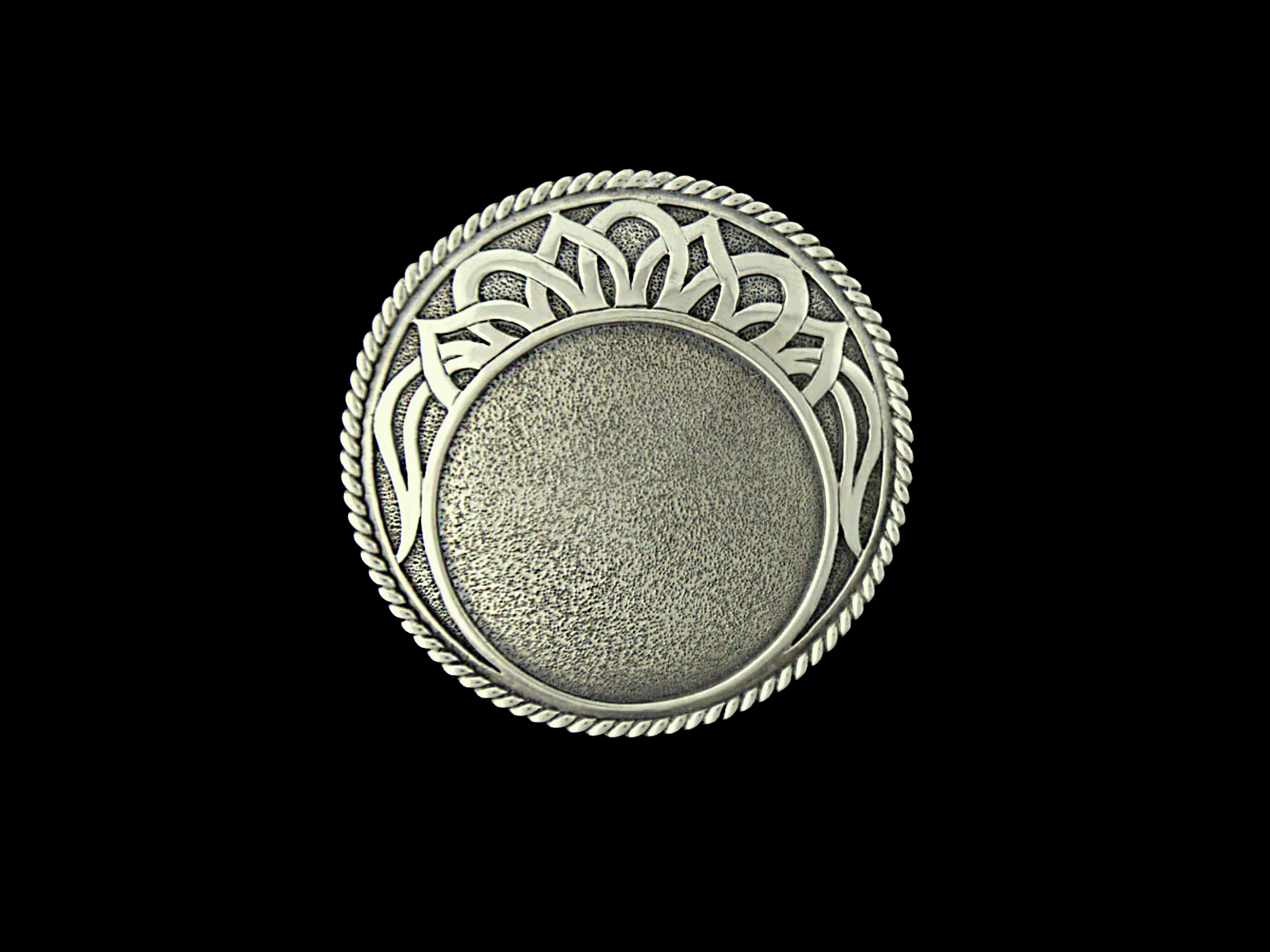 Buckle Ornament mit Gestaltungsfeld