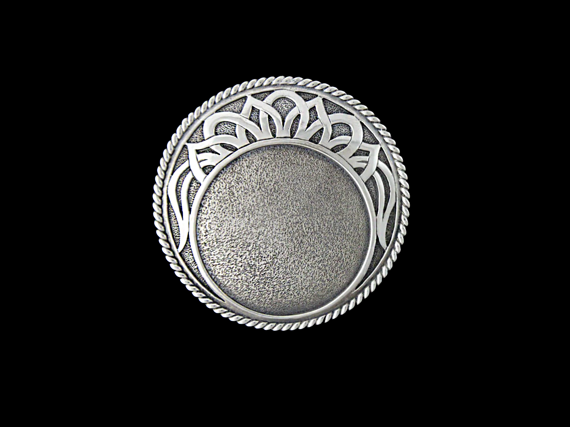 Buckle Ornament mit Gestaltungsfeld