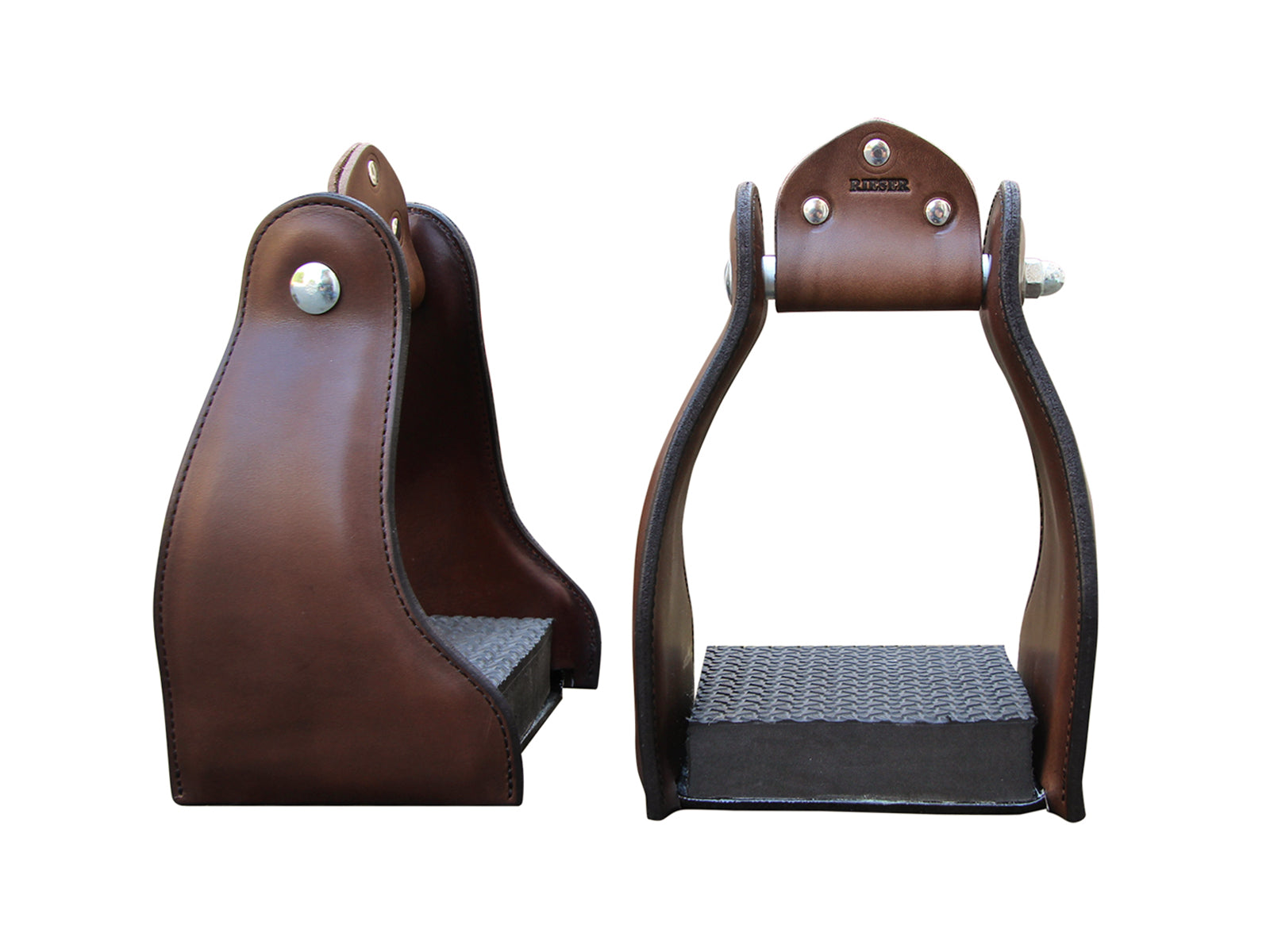 RIESER EZ Bügel mit Ledereinfassung