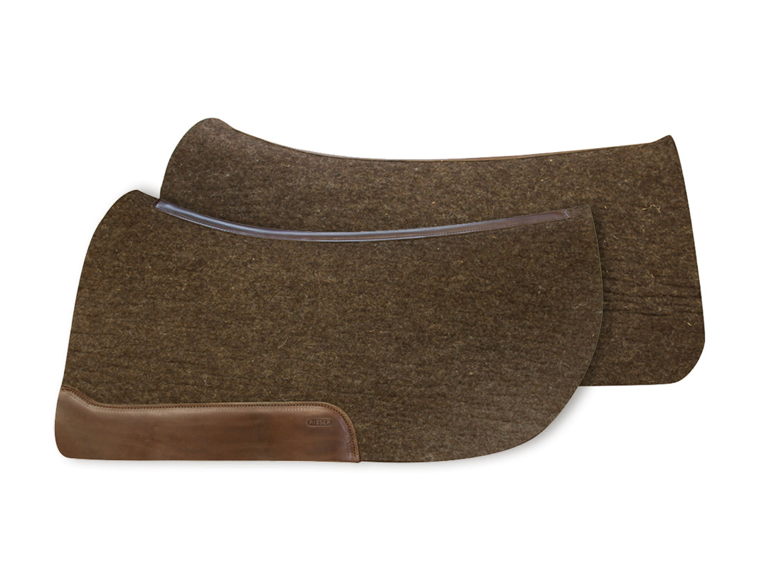 RIESER Wollfilzpad naturbraun, Mittelnaht