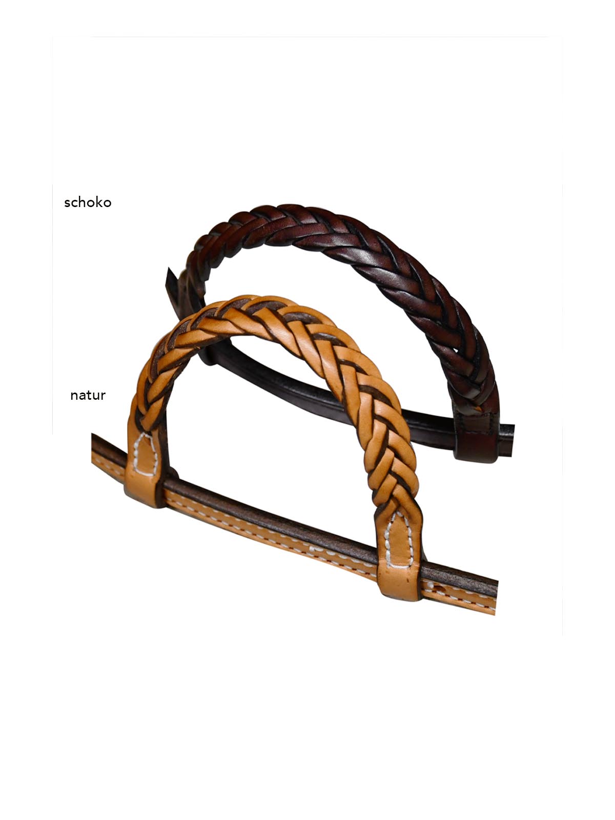 Einohrzaum geflochten