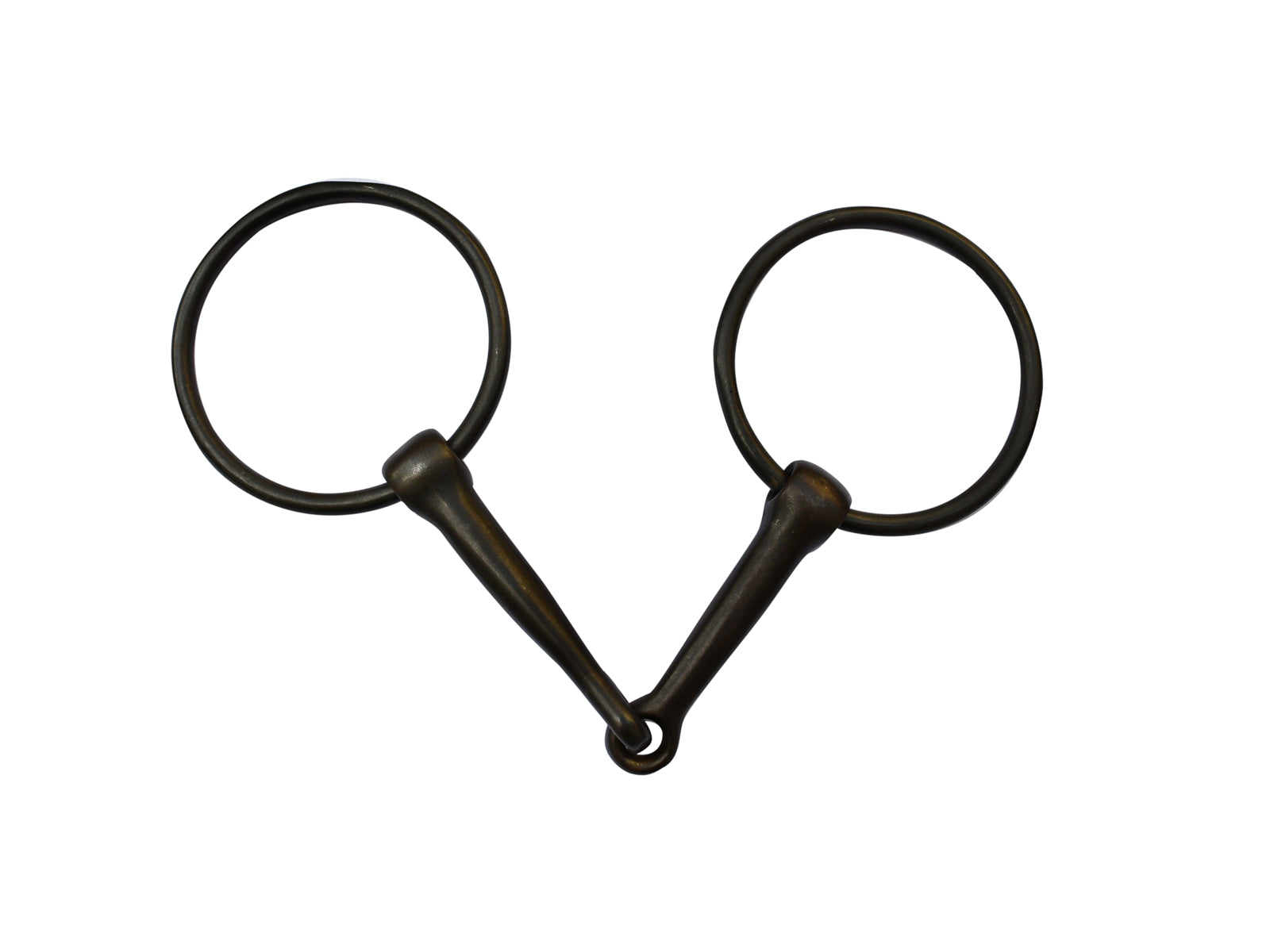 O Ring Snaffle Bit black