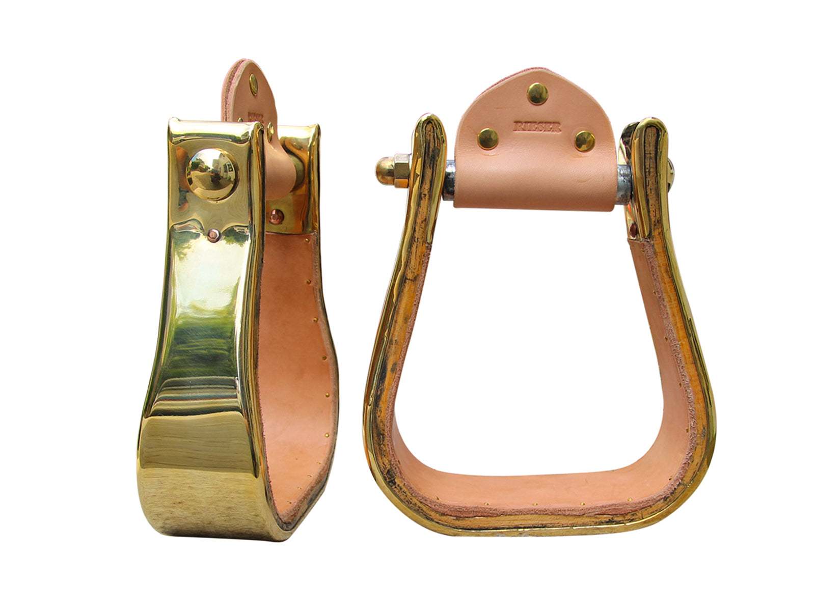 RIESER Holzbügel Metalleinfassung