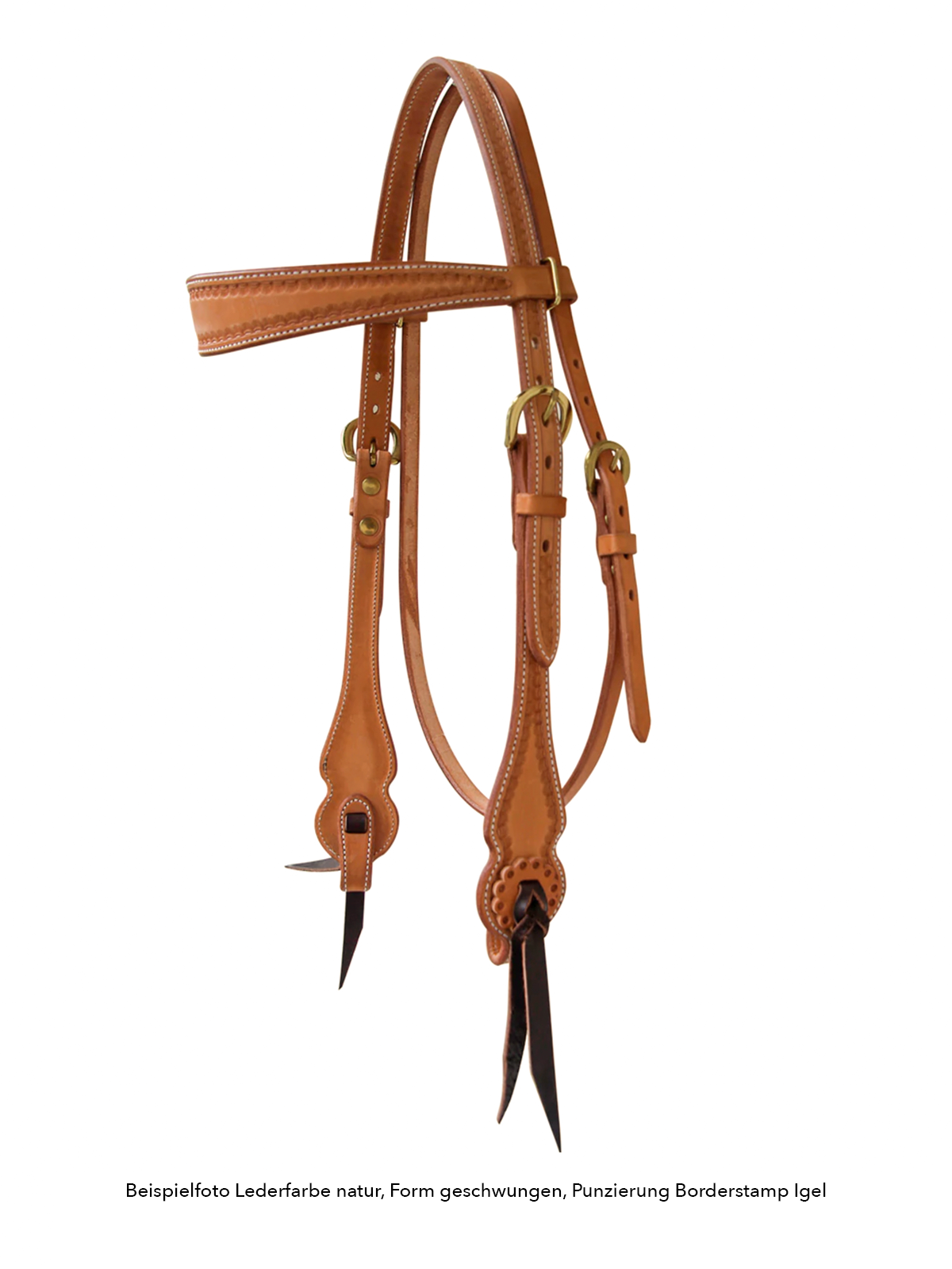 RIESER Kopfzeug Oldtimerform Button