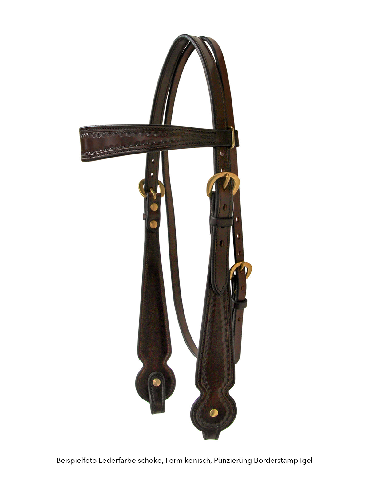 RIESER Kopfzeug Oldtimerform Button