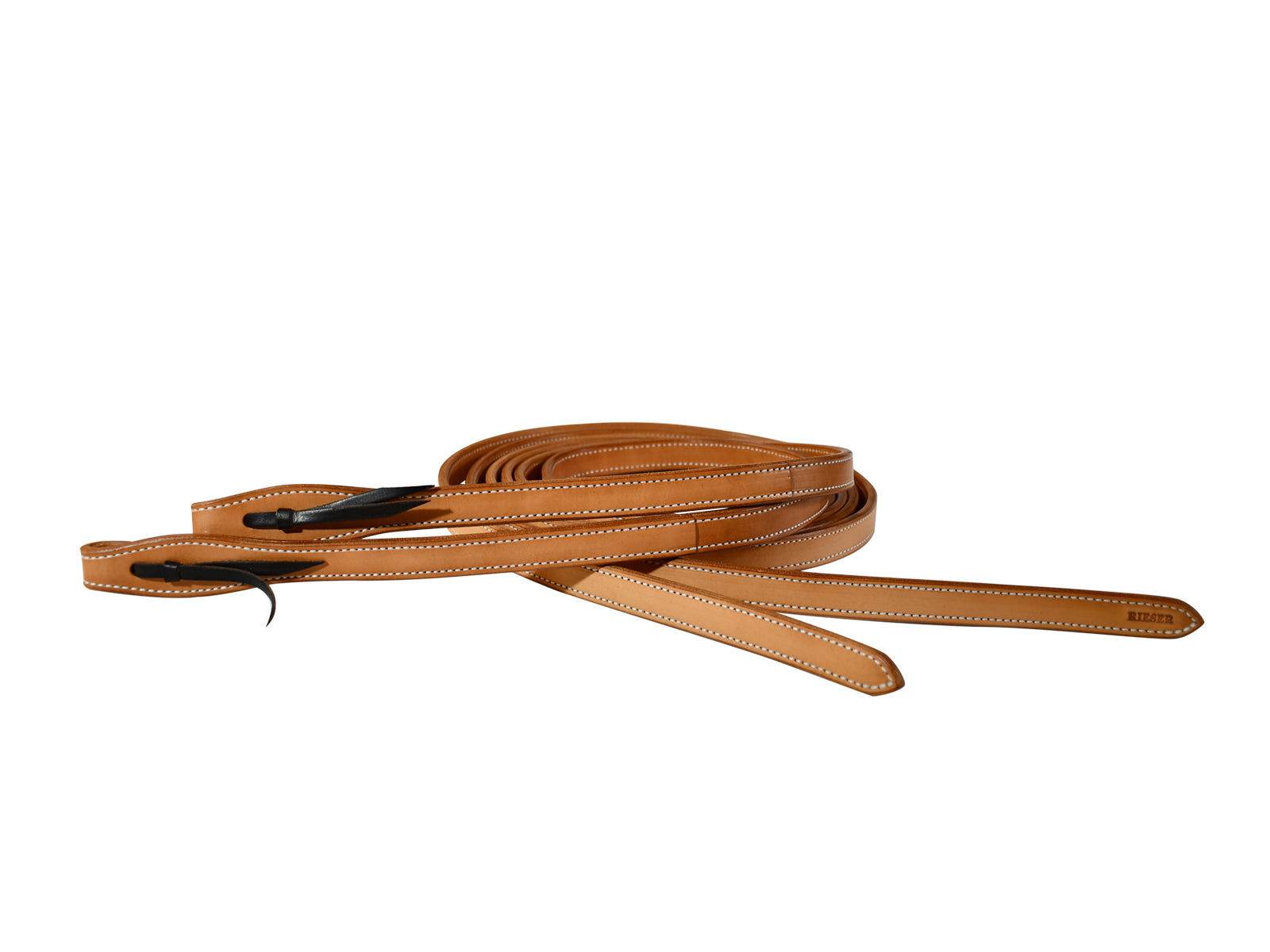 RIESER Zügel Leder verschnürt
