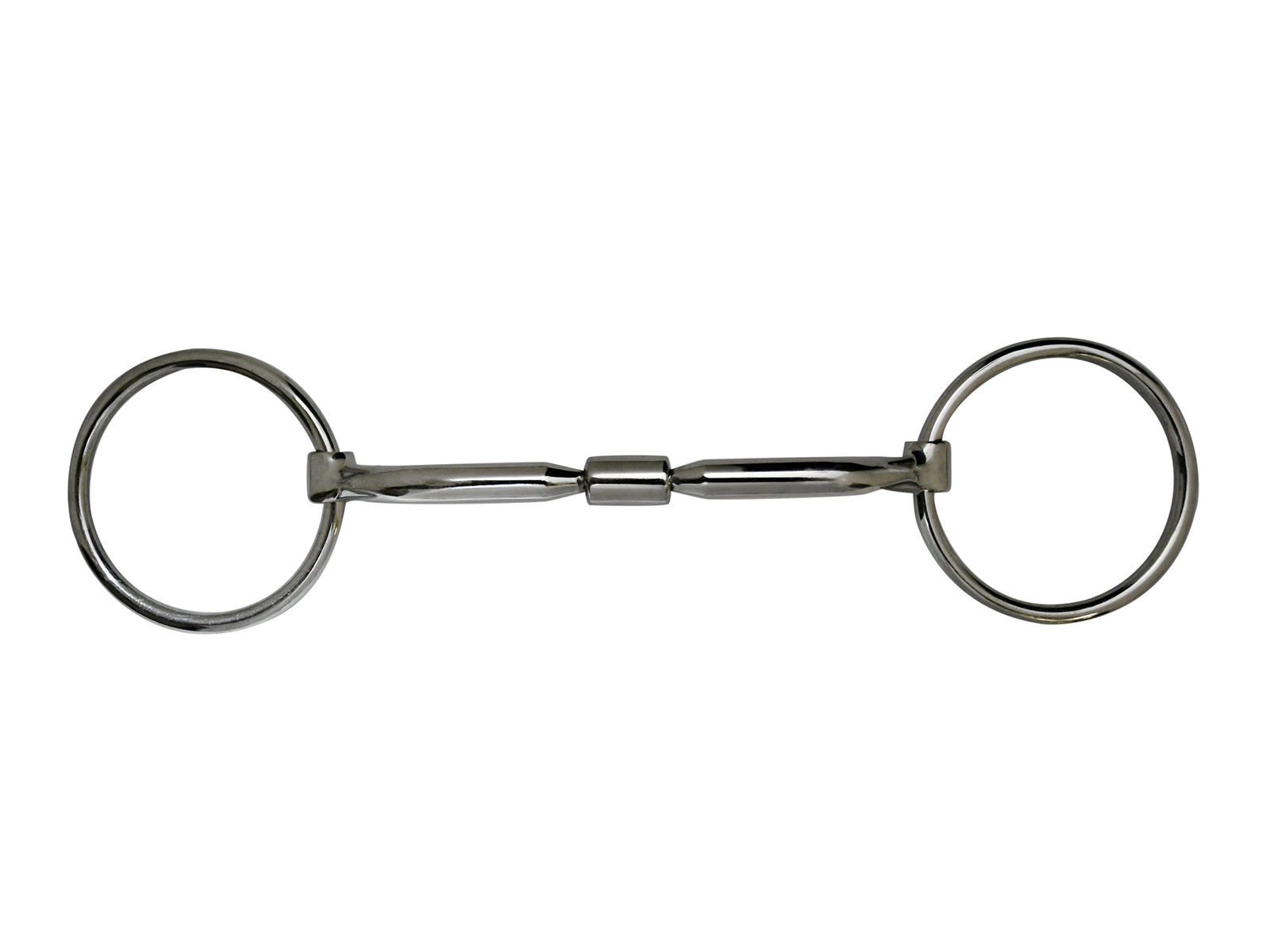O-Ring Snaffle Bit mit Kupfereinlage und Rolle