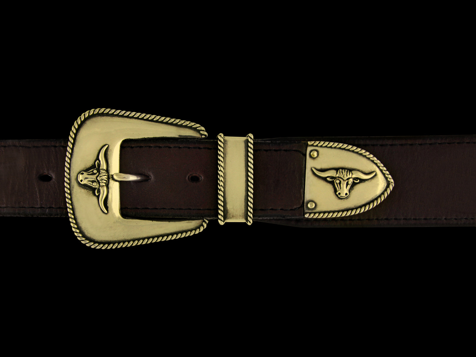 Buckle Set mit Stierkopf