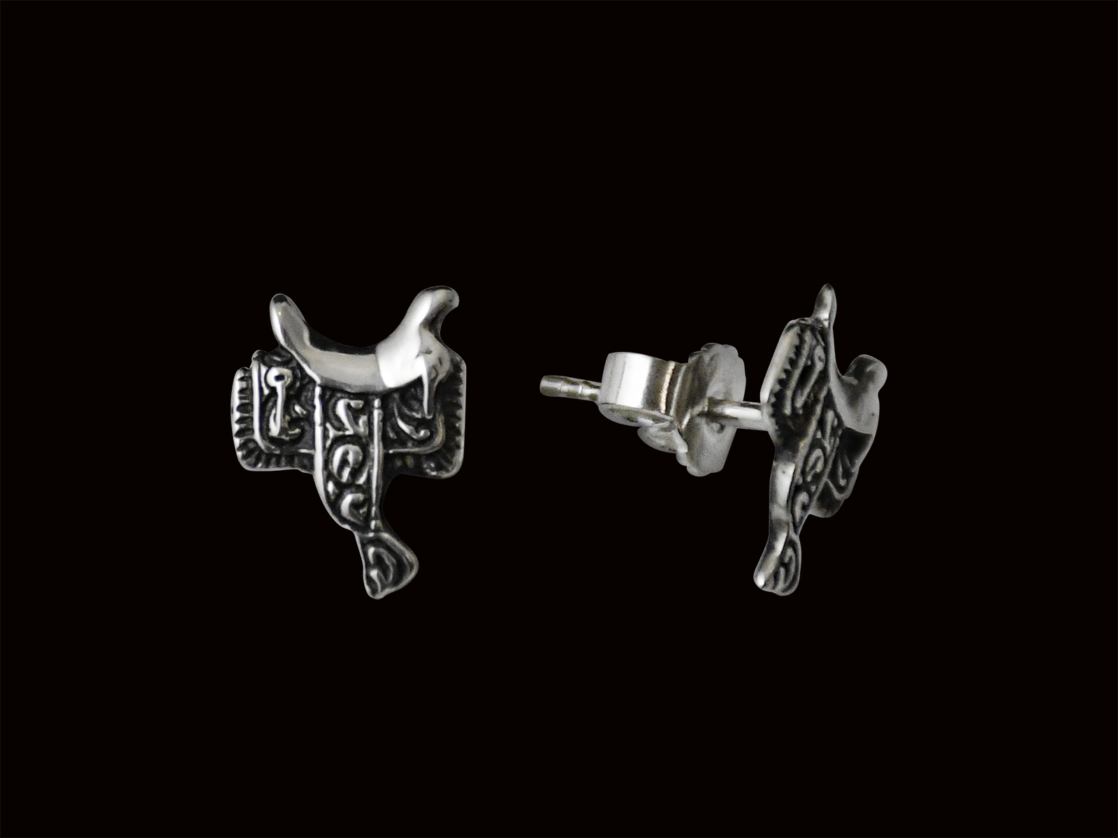 Ohrstecker Westernsattel mini