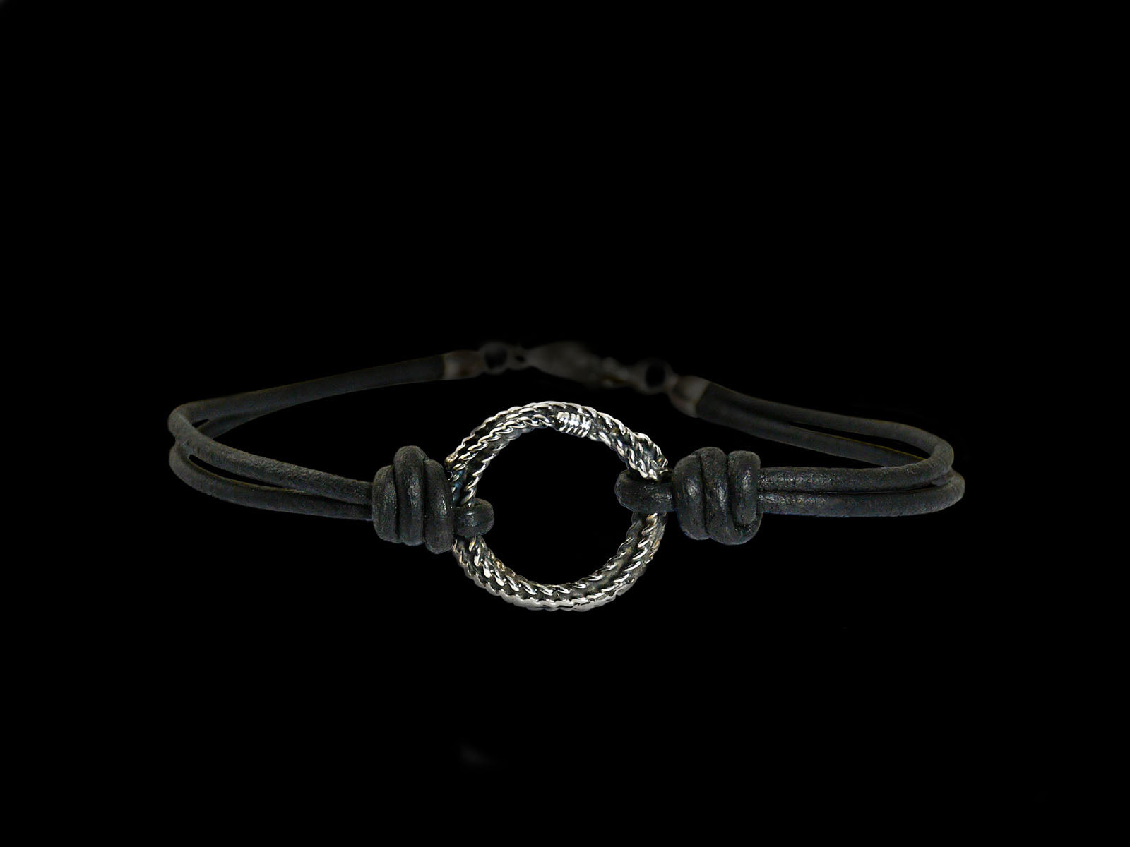 Lederarmband Rope