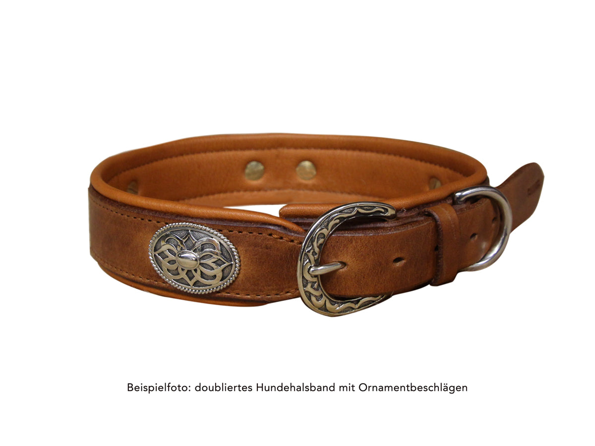 RIESER Hundehalsband doubliert
