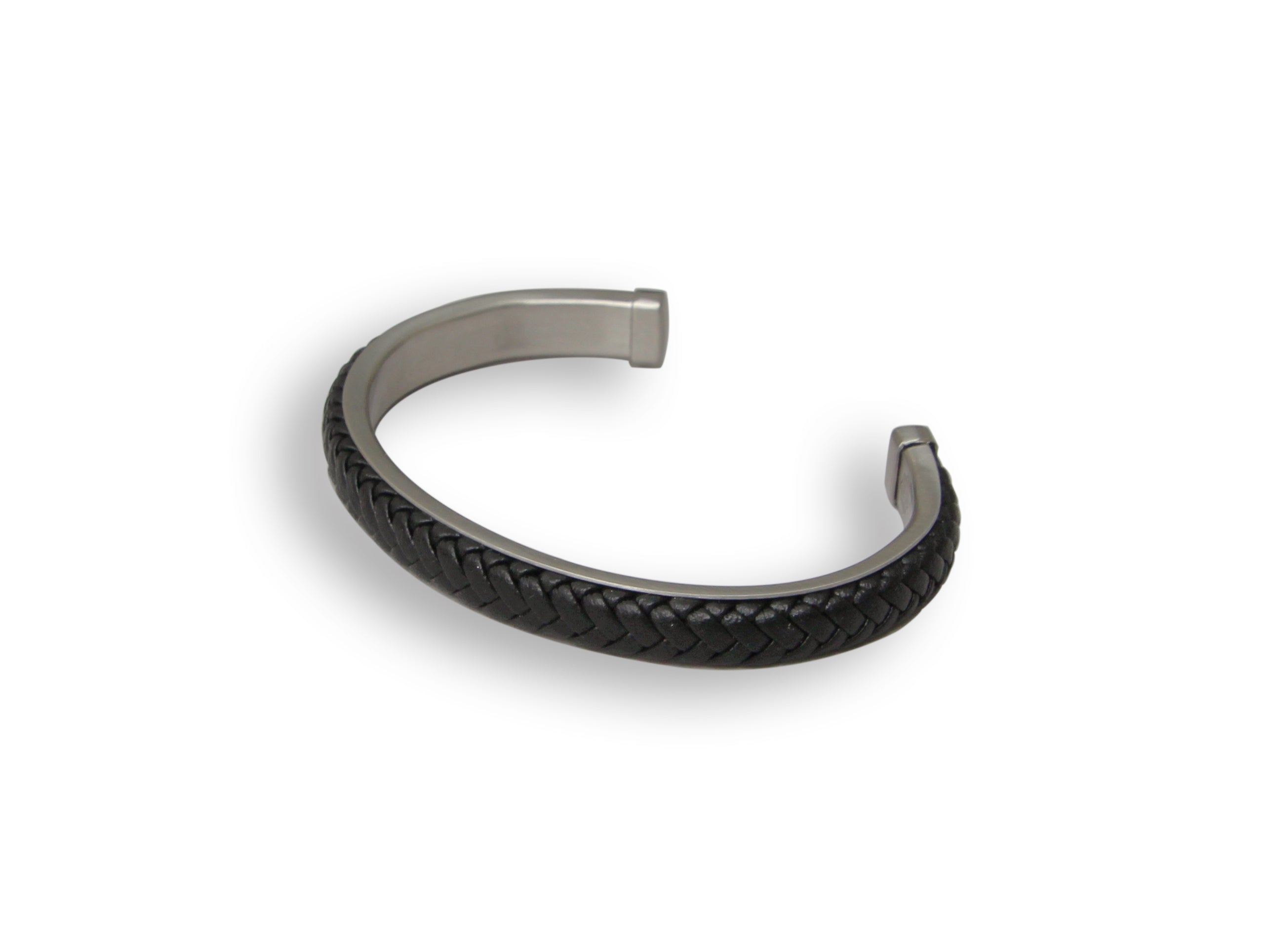 Lederarmspange, schwarz