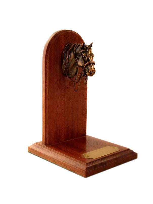 Pferdekopf-Statuette Californian Hackamore