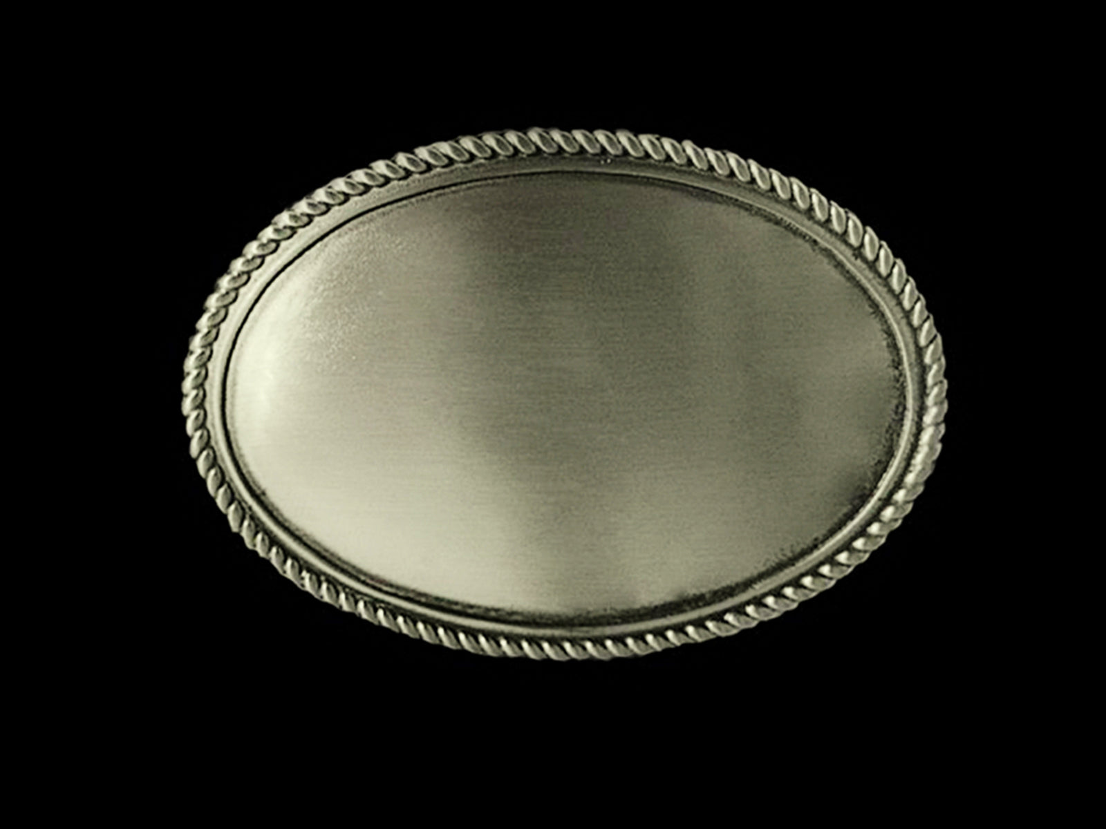 Plakette blank oval C21