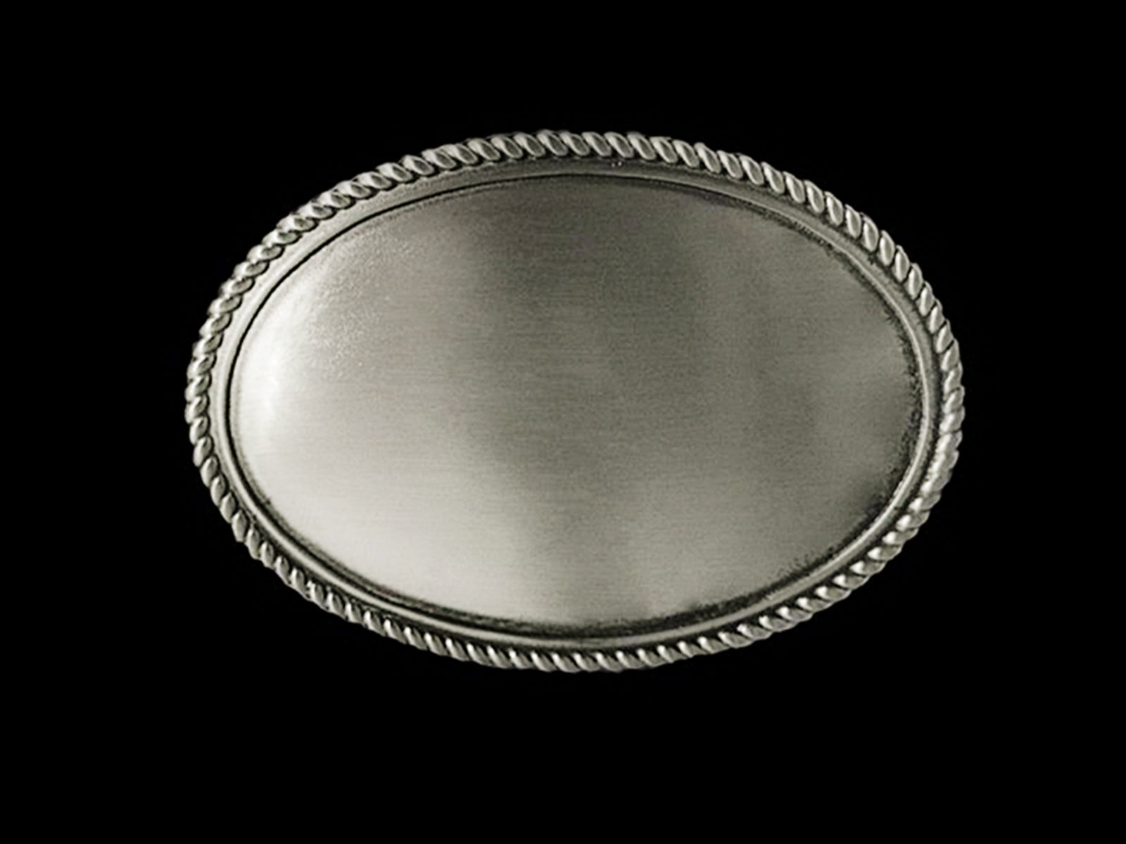 Plakette blank oval C21