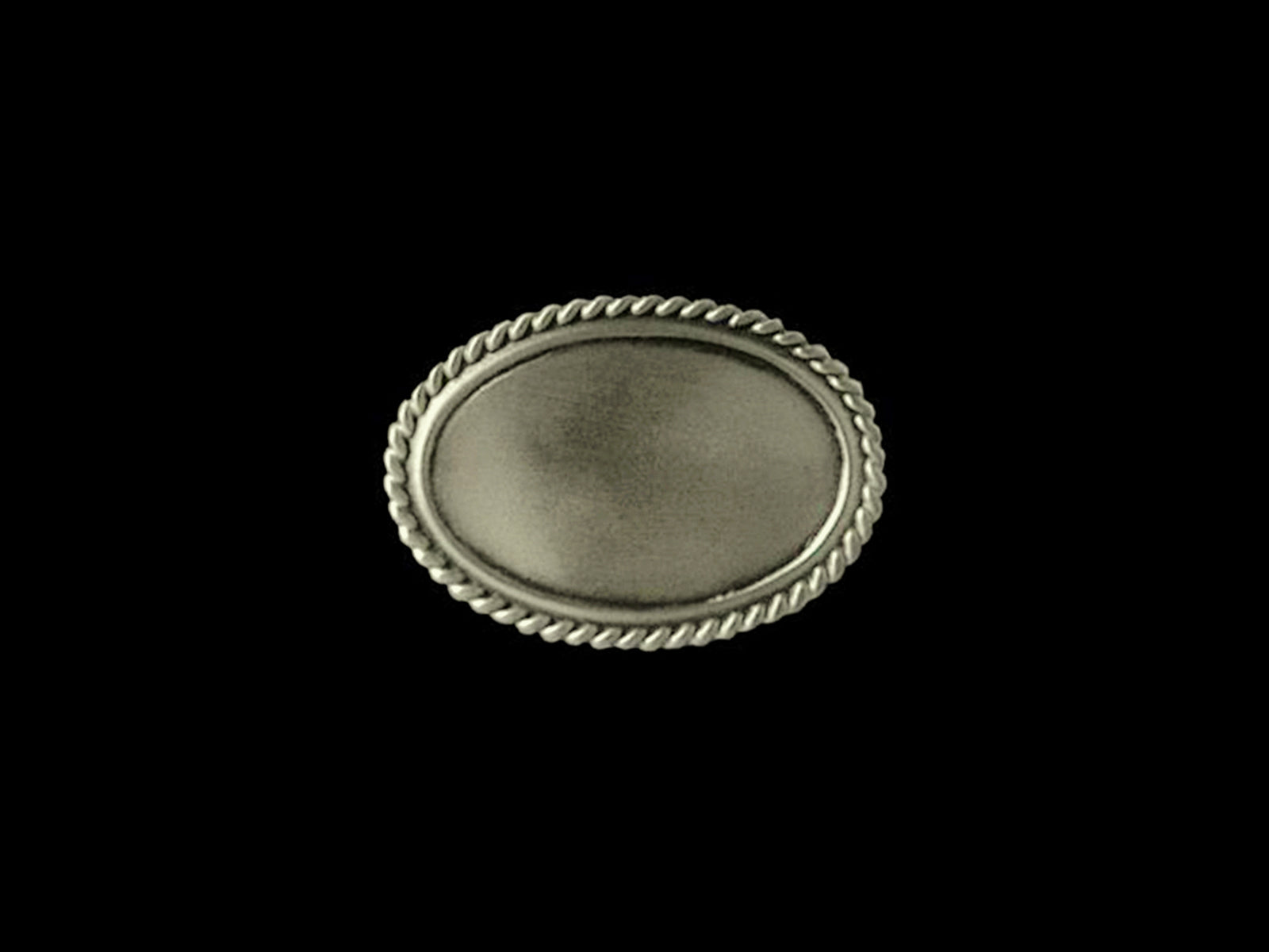 Plakette blank oval C22