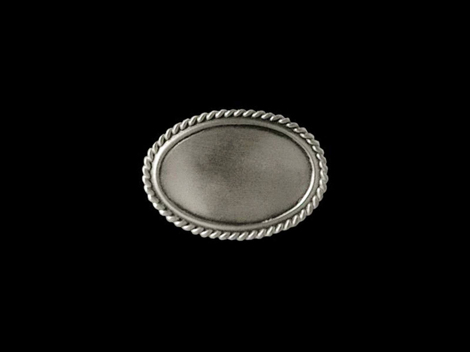 Plakette blank oval C22