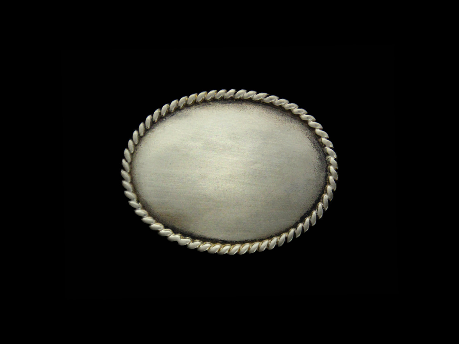 Plakette blank oval F2