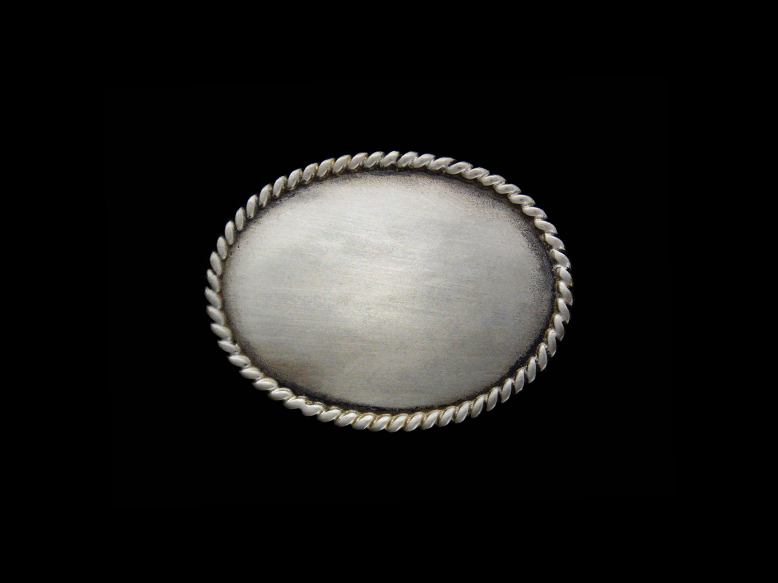 Plakette blank oval F2